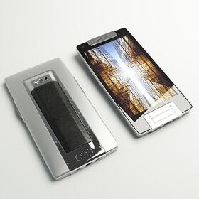Luxury smartphone 3D rendering