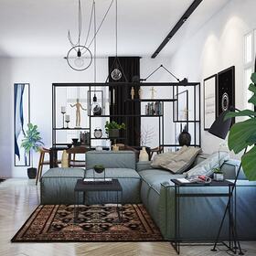 Apartment renovation 3ds Max modeling