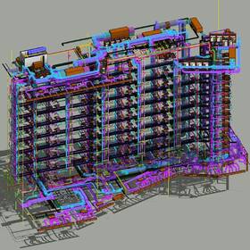Apartment building BIM