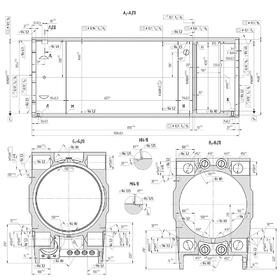 Body of the explosion-proof electric motor