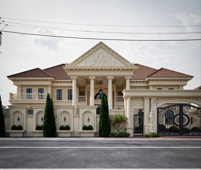 Neoclassical Estate - Luxury Real Estate Visualization