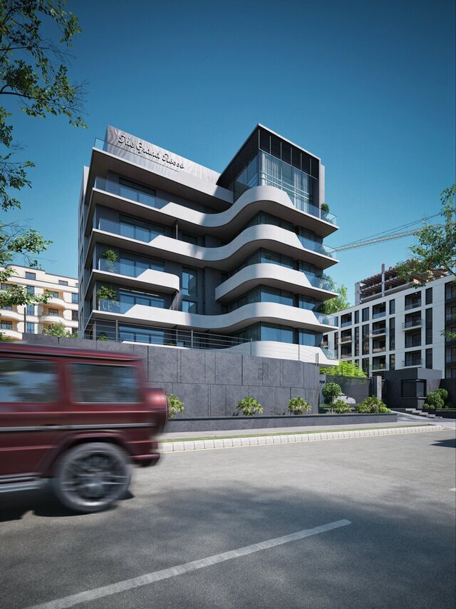 Modern Apartment Building - Large-Scale Visualization